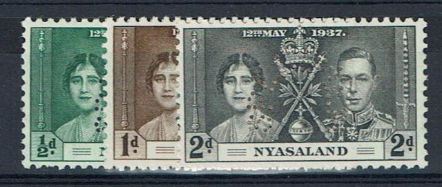 Image of Nyasaland/Malawi SG 127S/9S LMM British Commonwealth Stamp